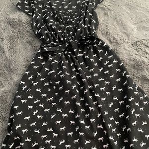 Small black and white dress from Target